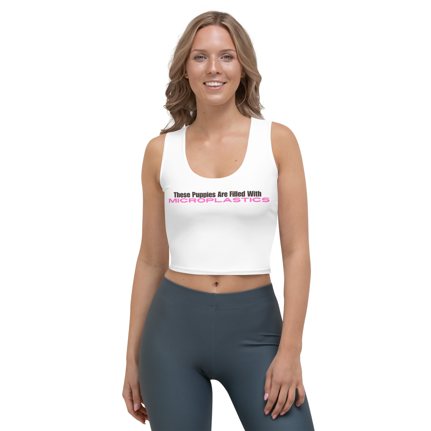 MICROPLASTIC TITS Cropped Tank