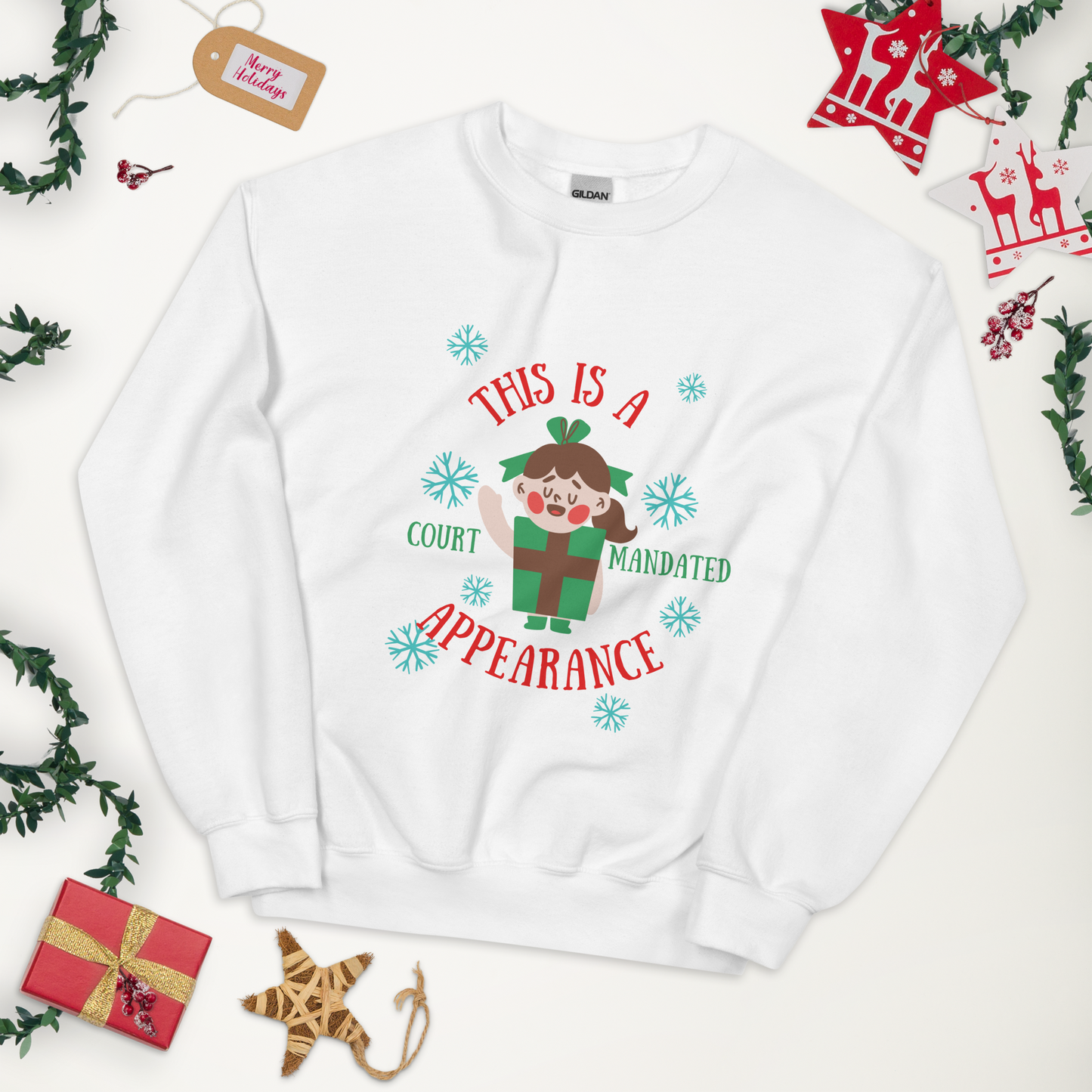 Court Mandated Unisex Holiday Sweatshirt