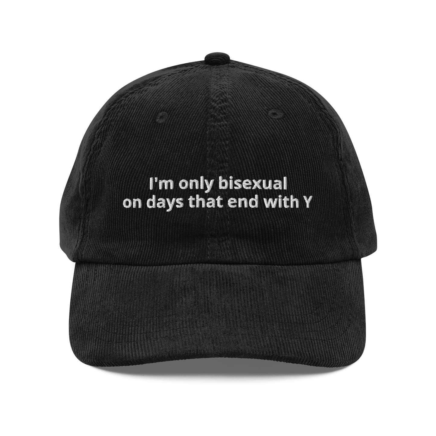 bi Y corduroy cap