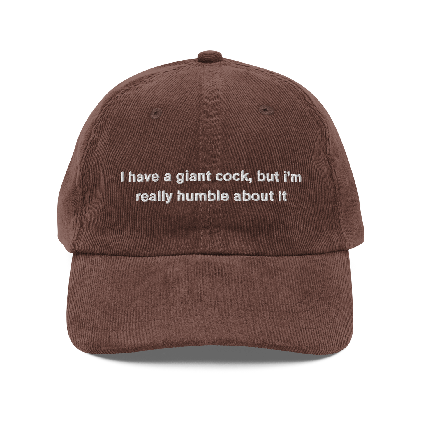 HUGE AND HUMBLE CORDUROY HAT