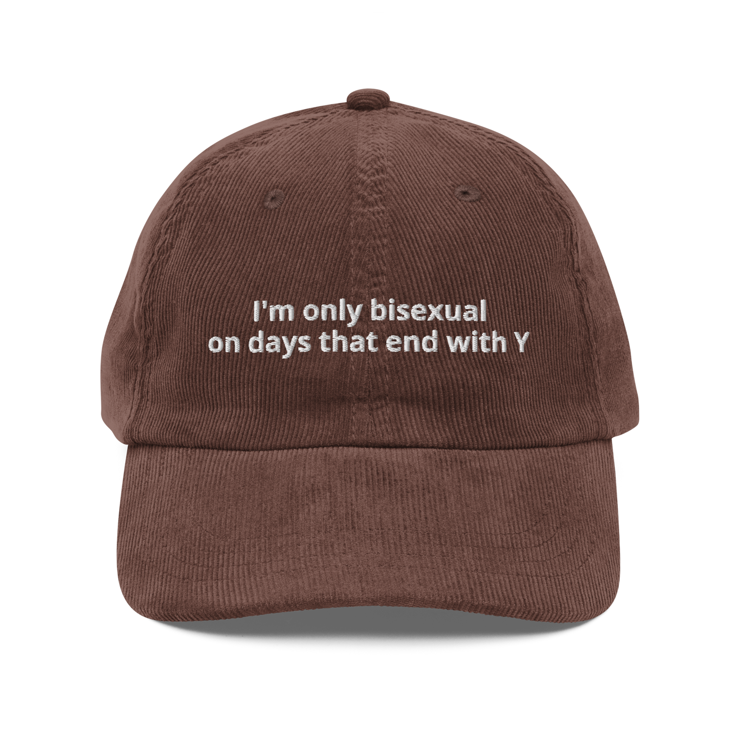 bi Y corduroy cap