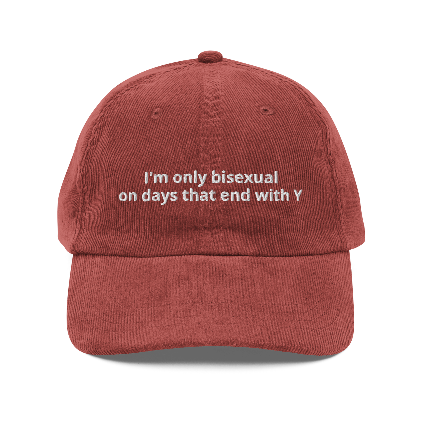 bi Y corduroy cap