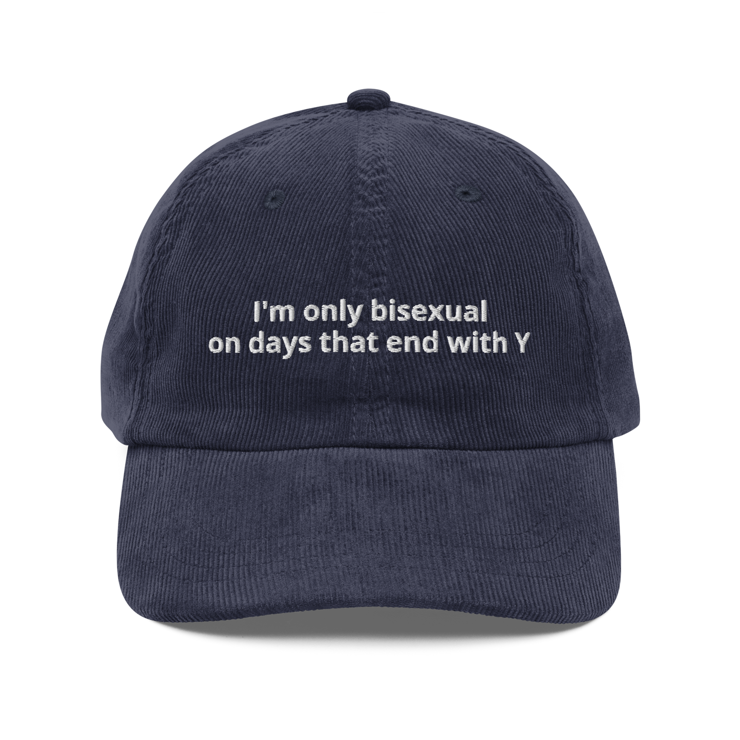 bi Y corduroy cap