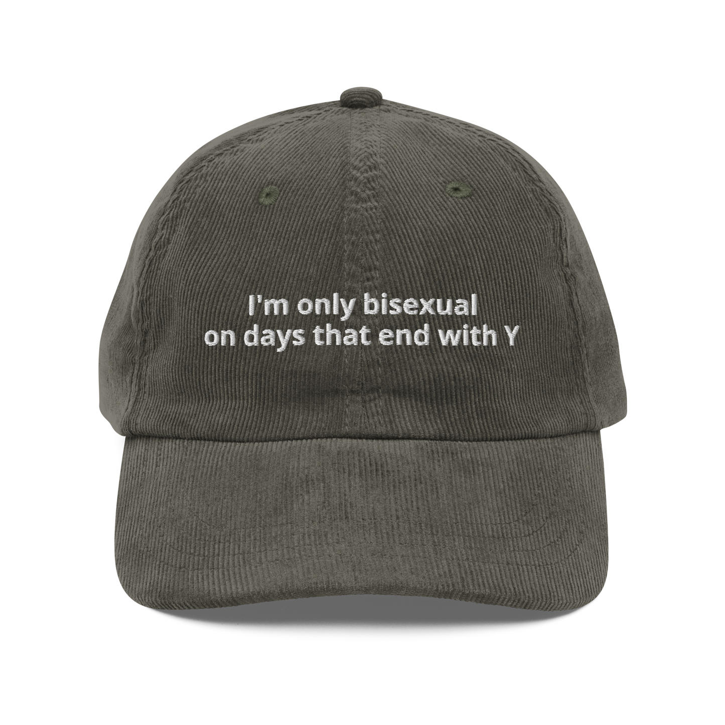 bi Y corduroy cap